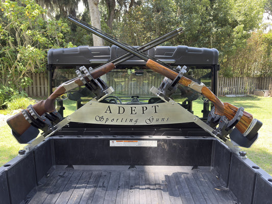 ADEPT Gun Rack with custom engraving